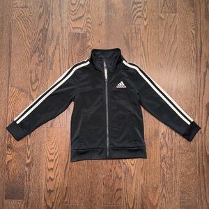 adidas Boys Zip Front Iconic Tricot Jacket